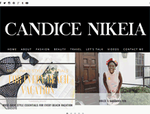Tablet Screenshot of candicenikeia.com